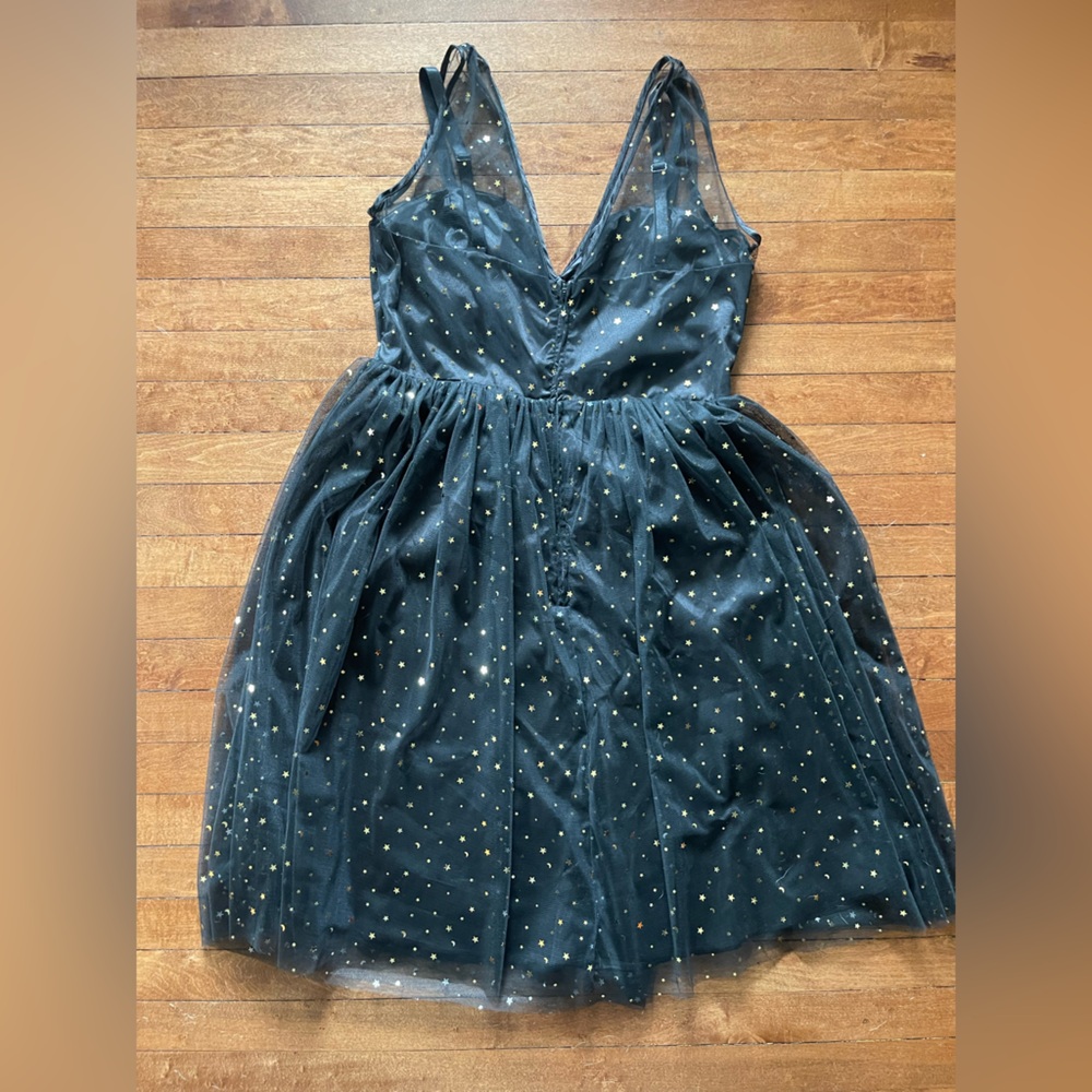 Hell Bunny retro Infinity 1950's black dress - Picture 3 of 9